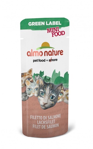 Almo Nature Green Label Mini Food Salmon Fillet 3 г х 100 шт фото 1