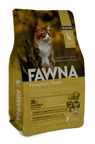 Сухой корм Fawna с лососем, тыквой и красными ягодами для кошек, профилактика МКБ, 3 кг фото 1