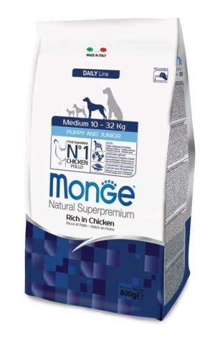 Monge Puppy Medium сухой корм для щенков средних пород с курицей 800 гр фото 1
