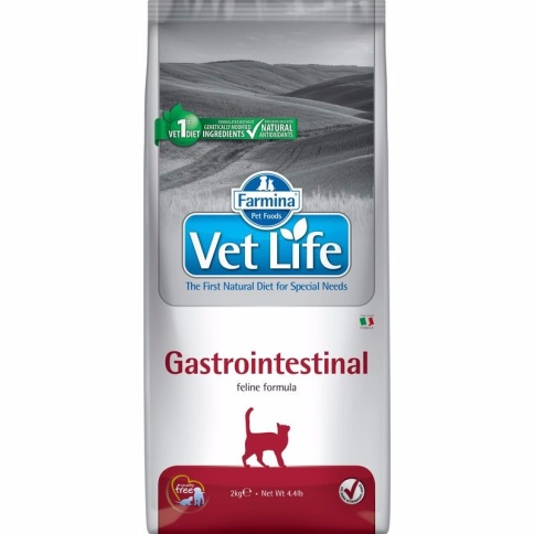 Farmina Vet Life Natural Diet Cat Gastro-Intestinal - 2 кг фото 1
