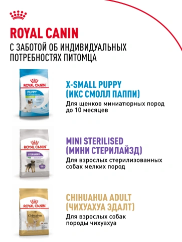 Сухой корм Royal Canin X-Small Adult для собак, 1.5 кг фото 11