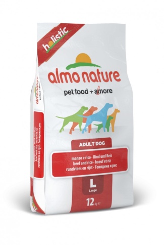 Almo Nature Holistic Adult Dog Large Beef & Rice 12 кг фото 1