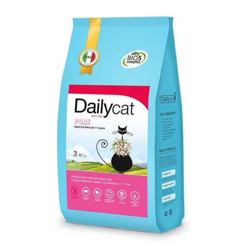 Dailycat Grain Free Adult сухой беззерновой корм для взрослых кошек с индейкой - 10 кг фото 1