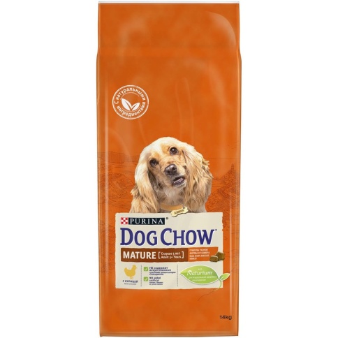 Purina Dog Chow Mature Adult с курицей - 14 кг фото 2