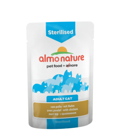 Almo Nature Functional Adult Cat Sterilised with Chicken консервы с цыпленоком для взрослых стерилизованных кошек - 70 г фото 1