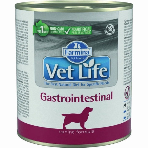 Влажный корм Farmina Vet Life Gastrointestinal для собак с заболеваниями ЖКТ с курицей - 300 г фото 1