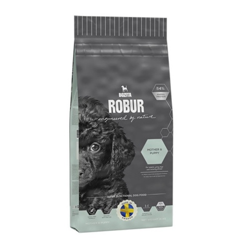 Bozita Robur Mother & Puppy сухой корм для щенков, беременных и кормящих собак с курицей - 14 кг фото 2