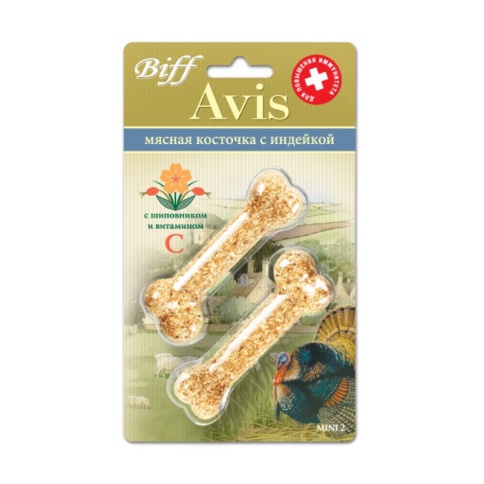Titbit косточка Avis с индейкой mini 2 фото 2