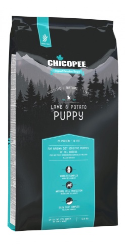 Chicopee HNL Puppy Lamb & Potato корм для щенков с ягненком и картофелем - 12 кг фото 1