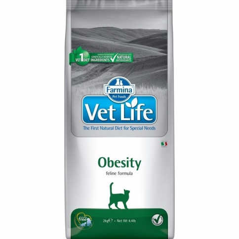 Farmina Vet Life Natural Diet Cat Obesity - 2 кг фото 2