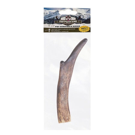 Лакомство Погрызухин для собак рог северного оленя XS фото 1