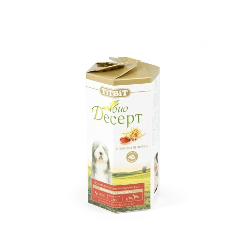 Titbit печенье с мясом ягненка мини (250) фото 2