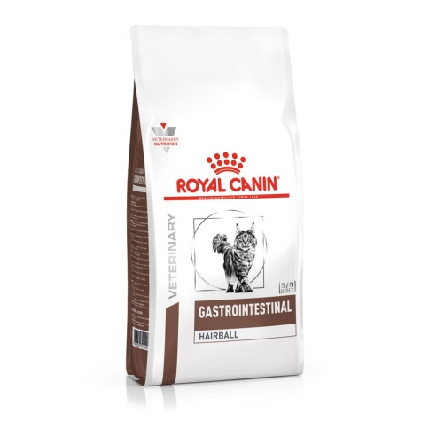 Royal Canin Gastrointestinal Hairball сухой диетическийкорм для взрослых кошек при нарушениях пищеварения, вызванного наличием волосяных комочков - 400 г фото 1