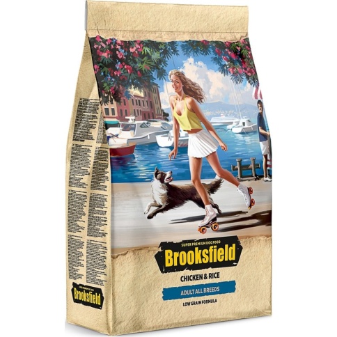 Сухой корм Brooksfield Adult Dog All Breeds для взрослых собак с курицей и рисом - 12 кг фото 1