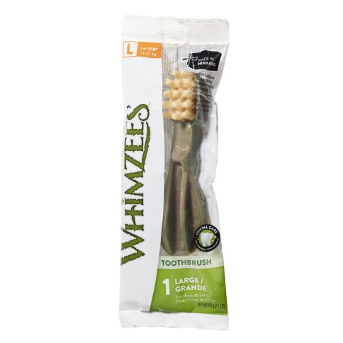 Whimzees лакомство для собак зубная щетка L 1 шт 1 ш фото 1
