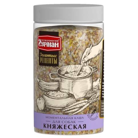 Четвероногий гурман Золотые рецепты Княжеская каша для собак - 300 г фото 1