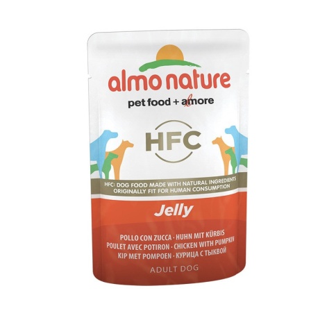 Almo Nature Classic Adult Dog Chicken & Pumpkin Jelly паучи для взрослых собак с курицей и тыквой в желе - 70 г фото 2