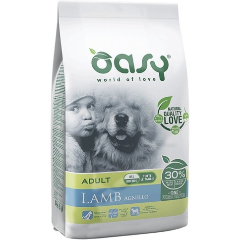 Oasy Dry Dog OAP Adult All Breed сухой корм для взрослых собак всех пород с ягненком фото 1