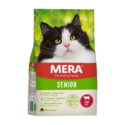 Mera Cats Senior Beef сухой корм для пожилых кошек с говядиной - 400 г фото 1