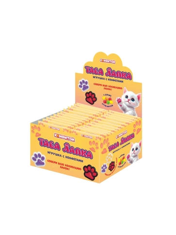 Набор (ТАБА ЛАПКА): драже со вкусом "тутти-фрути" в комплекте с игрушкой ("жмяка") 2г фото 2