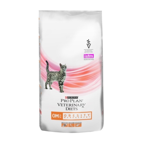 Purina Pro Plan Veterinary diets OM Obesity Management для взрослых кошек при ожирении 350 г фото 1
