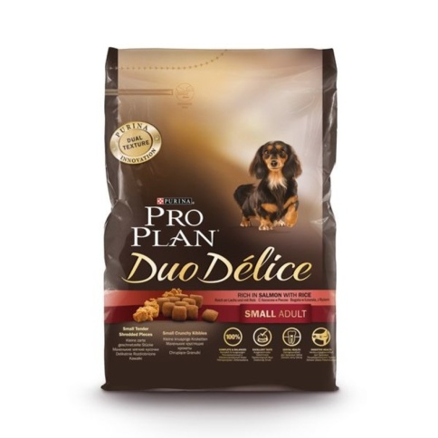 Purina Pro Plan Duo Delice Small Adult сanine rich in Salmon with Rice dry - 2.5 кг фото 2