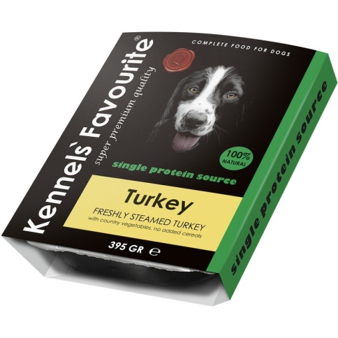 Влажный корм Kennels` Favourite 100% Turkey для собак с индейкой - 395 г фото 1