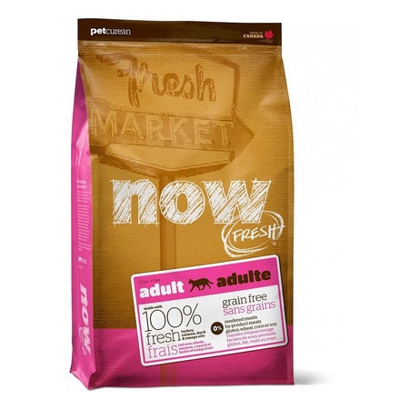 NOW Fresh GF сухой беззерновой корм для взрослых кошек с индейкой, уткой и овощами - 1,82 кг фото 1