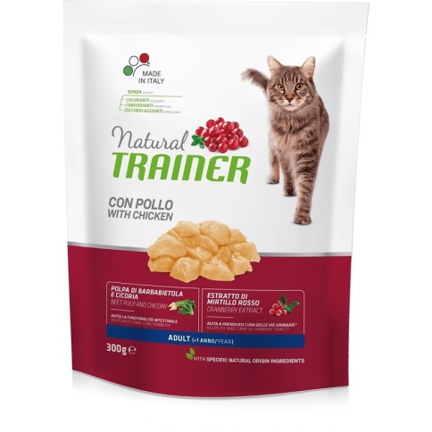 Trainer Natural Cat Adult With Chicken сухой корм с курицей для взрослых кошек 300 г фото 1