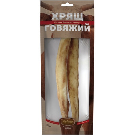 Деревенские лакомства Хрящ говяжий большой размер - 75 г фото 1
