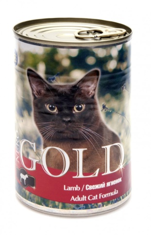 Nero Gold Adult Cat Formula Lamb 810 г фото 1