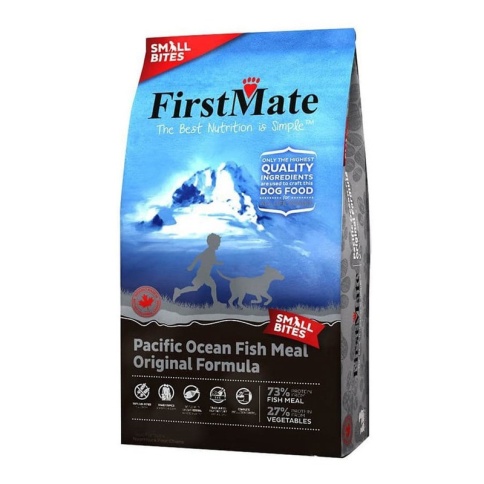 FirstMate Pacific Ocean Fish Meal Original Small Bites сухой беззерновой корм для взрослых собак мелких пород с рыбой 6.6 кг фото 1