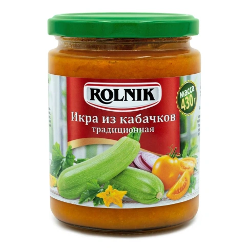 Икра из кабачков традиц. стерилиз. ТМ "ГОРЫНЬ", 430г фото 1