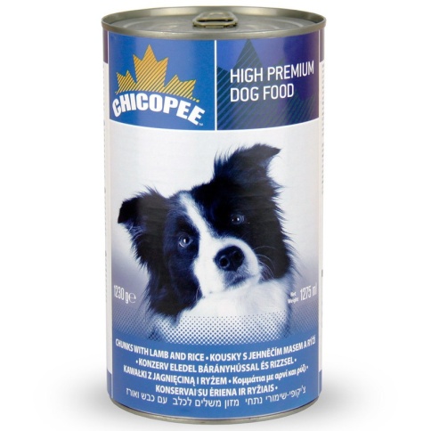 Chicopee Dog Chunks Lamb Rice консервы для собак всех пород и возрастов с кусочками ягненка и рисом в соусе - 1,23 кг фото 2