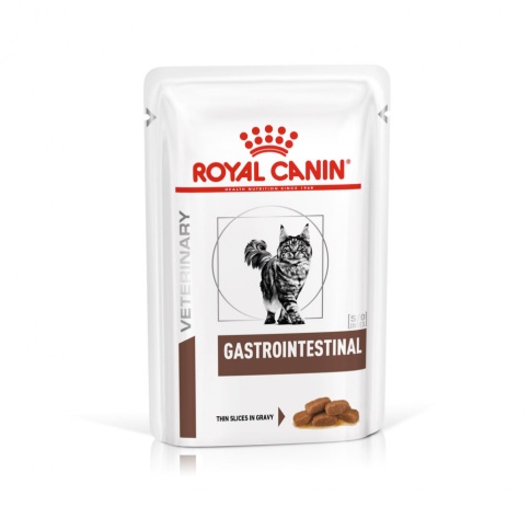 Royal Canin Gastrointestinal влажный диетический корм для взрослых кошек при нарушении пищеварения в паучах - 85 г фото 1