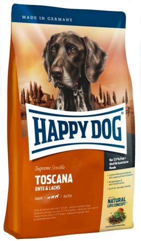 Happy Dog Adult Supreme Sensible Toscana 4 кг фото 1