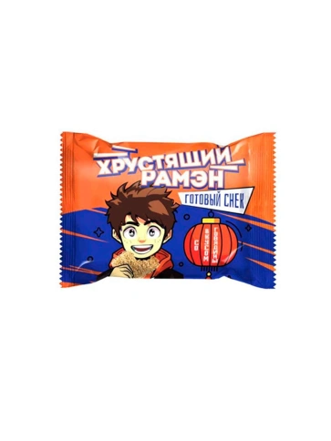 Снек-лапша (ХРУСТЯЩИЙ РАМЭН) со вкусом говядины 20г фото 1