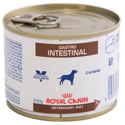 Консервы Royal Canin Gastro Intestinal Canine для собак при нарушении пищеварения 200 г фото 1