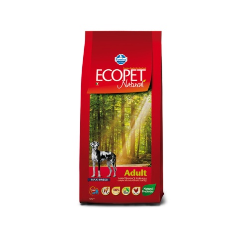 Farmina Ecopet Natural Adult Maxi сухой корм для собак крупных пород с курицей - 12 кг фото 1