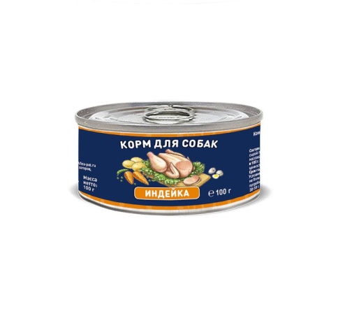 Solid Natura Holistic консервы для собак с индейкой - 100 г фото 1