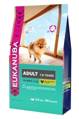Eukanuba Adult Toy Breed для собак миниатюрных пород с птицей - 3.5 кг фото 1