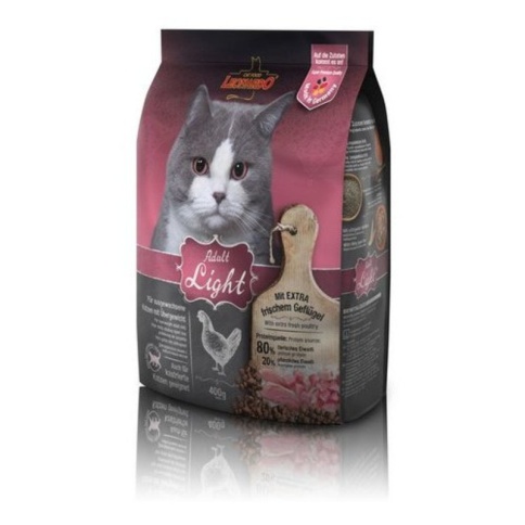 Leonardo Adult Light для стерилизованных и имеющих избыточный вес кошек - 400 г фото 2