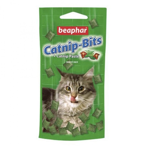 Beaphar Catnip Bits Подушечки для кошек с кошачьей мятой 35г*35 шт фото 1