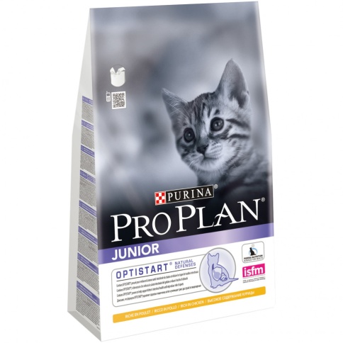 Purina Pro Plan Junior сухой корм для котят с курицей - 3 кг фото 1