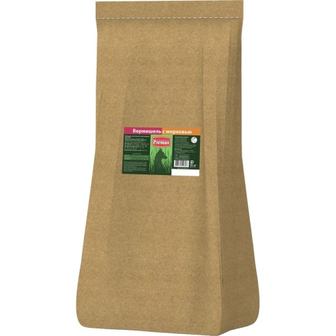 Каша для собак Четвероногий гурман вермишель с морковью - 15 кг фото 1