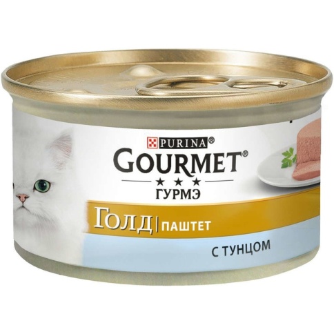 Консервы Gourmet Gold паштет для кошек с тунцом - 85 г фото 2