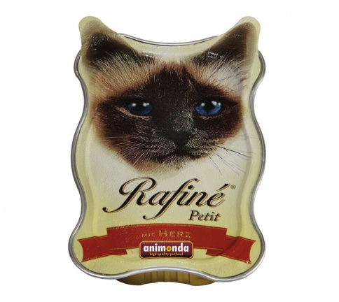 Animonda Консервы Rafine Petit с сердцем для взрослых кошек - 85 г фото 1