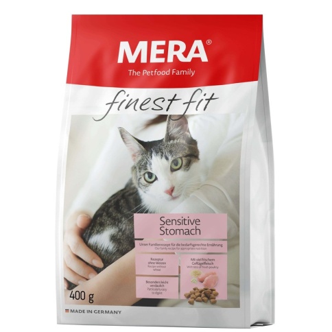 Mera Finest Fit Sensitive Stomach сухой корм для кошек с чувствительным пищеварением с курицей - 400 г фото 2