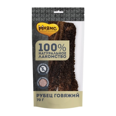 Мнямс лакомство для собак рубец говяжий 70 г фото 1