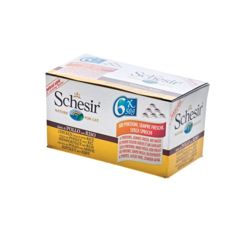 Schesir для кошек с цыпленком и рисом - 50 г фото 2